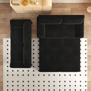 Queen Pull Out Sofa Bed With Side Storage