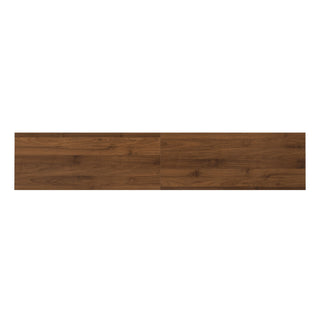 TV Stand For TVs, Entertainment Center With Closed Storage & Cable Management, Soft Closing Hinges - Walnut