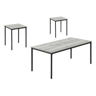 Table Set, Coffee, End, Contemporary, Modern (Set of 3)