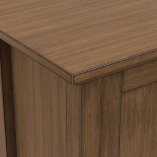 Redmond - TV Media Stand - Rustic Natural Aged Brown