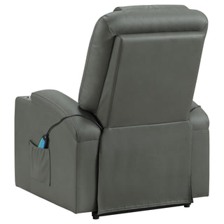 Macklin - Power Lift Massage Recliner With Heat And Dual Cupholders