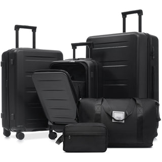 Hardside Luggage Set 5 Piece With Front Opening
