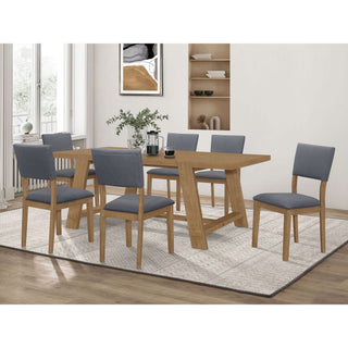 Gavilon - Rectangular Trestle Base Dining Table - Brown