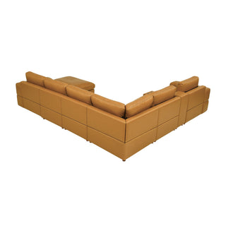 Modular Sectional With Large Square Arms, Custom Configuration