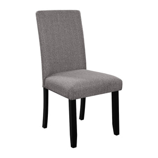 5 Piece Round Dining Table Set, Modern Table And 4 Upholstered Chairs For Dining Room