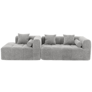 Sectional Free Combined Sofa With 2 Side Pockets