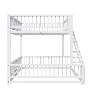 Bunk Bed With Ladder And Safety Guardrails