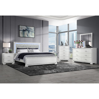 Soulmarie - Mirror, Connects To Dresser - White