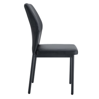 Ergonomic Simple Chair With Metal Leg