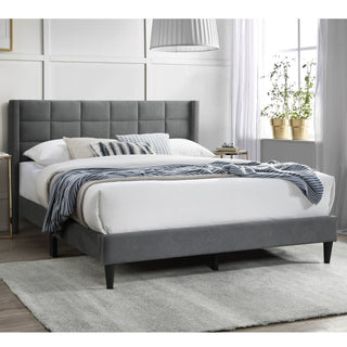 Bed Upholstered Box Design Headboard