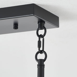 Chandelier Pendant Light For Dining Room Kitchen, 5 Light Fixture With Adjustable Height