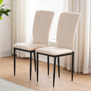 Velvet Dining Chairs For Dining Room (Set of 4)