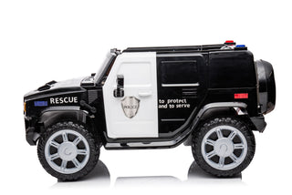12V7A 30W*2 Four-Wheel Drive Seat One Button Start, Forward And Backward, High And Low Speed, Music, Front Light, Power Display, Two Doors Can Open, 2.4G R / C, Seat Belt Four Wheel Absorber