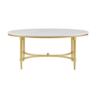 Bordeaux - Coffee Table - White / Gold
