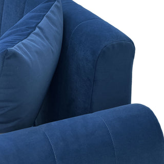 2 Piece Sofa 3 Seater Sofas Set - Blue