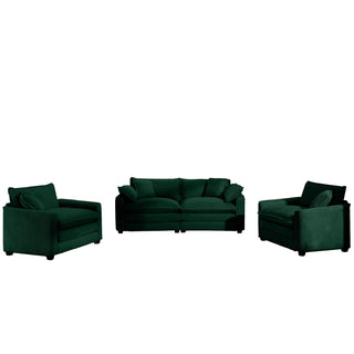 Elegant Oversized Sectional Sofa Set With Deep Seats And Flexible Layout