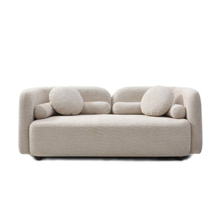 2 Seater Sofa Couch For Living Room - Light Beige