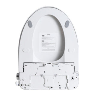 Smart Bidet Toilet Seat & Side Knob Adjustable Heated Seat With Water Temperature And Pressure Adjustment Portable Bidet - White