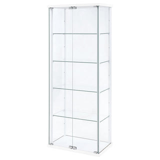 Hyacinth - 4 Shelf Curio Cabinet