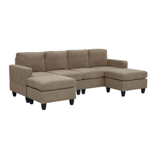 Modular Sectional With 2 Ottomans