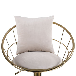 Unique Design Bar Chair, 360 Degree Rotation, Adjustable Height, Suitable For Dining Room And Bar