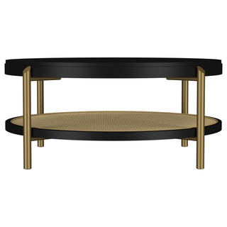 Benson - Round Table With Storage Shelf