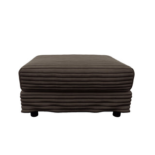 Deep Seat Convertible Sofa With Soft Pillows And Ottomans