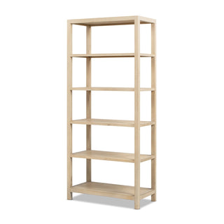 Ellis - 5 Shelf Open Frame Bookcase - Natural