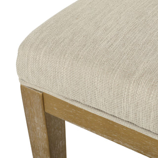 Modern Dining Chair With Durable Fabric Upholstery And Sturdy Wooden Frame (Set of 2)
