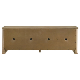 Dreydon - 4 Door TV Stand With Adjustable Shelves And Cable Management - Light Brown
