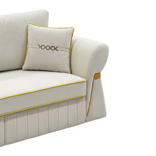 3 Seater Sofa & Pocket Coils And Foam Cushion