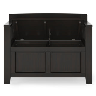 Amherst - Small Transitional Entryway Storage Bench