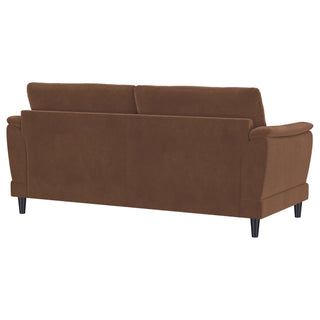 Dania - Sofa With Tufted Arms - Rust