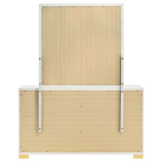 6 Drawer Dresser With Mirror - White