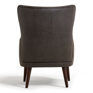 Leisure Chair With Curved Backrest