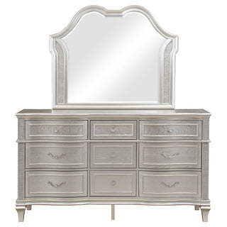 Colwood - 9 Drawer Dresser With Mirror - Silver
