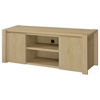 Susac - 3 Piece Entertainment Center With TV Stand And Media Towers - Light Oak
