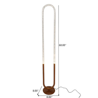 Zeon - LED Floor Lamp, 110 - 120V - Bronze