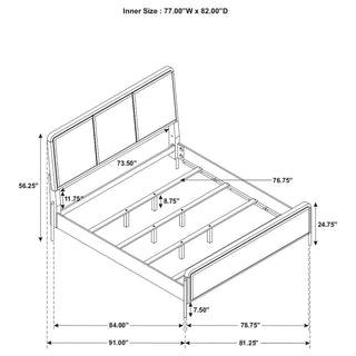 Benson - Eastern King Bedroom 4 Piece Set - Sand