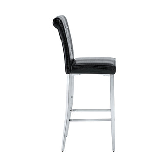 Bar Chairs & Crystal Clasp Design (Set of 2)