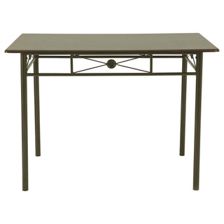 5 Piece Rectangle Dining Set With Tubing Base