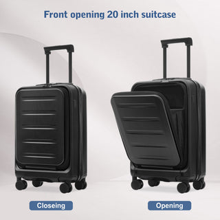 Hardside Luggage Set 5 Piece With Front Opening