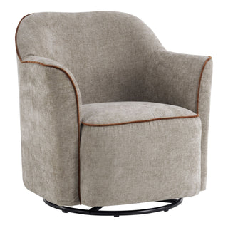 360° Swivel Accent Chair With Flared Arms