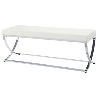 Bastien - Accent Bench - White