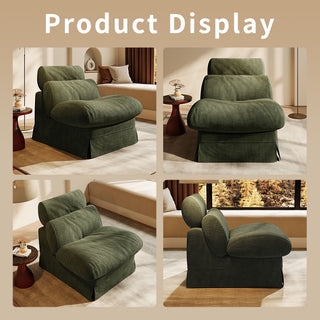 Accent Chair, Soft Medium Firm Upholstery For Living Room