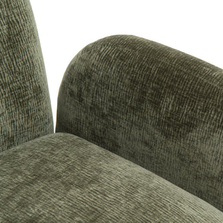 360° Swivel Accent Chair For Living Room - Olive Green