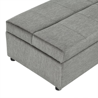 Twin Size Folding Ottoman Sleeper Bed With Mattress Convertible Guest Bed
