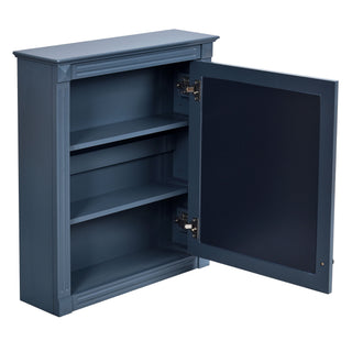 Wall Mounted Bathroom Storage Cabinet With Mirror, Medicine Cabinet With Height Adjustable Shelf
