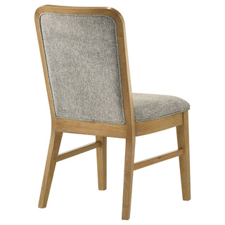 Teleli - Dining Side Chair (Set of 2) - Natural / Gray