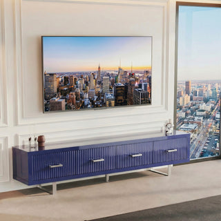 TV Stand With Slatted Drawers